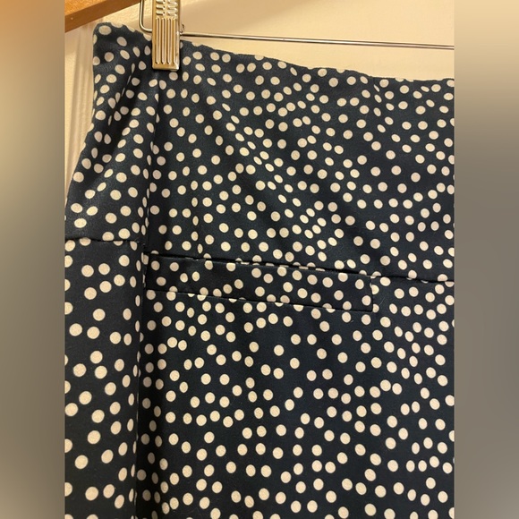 NWOT 3X / XXXL Arolina Women's Stretchy Wide Leg Palazzo Pants / Navy Polka Dot - Picture 10 of 15